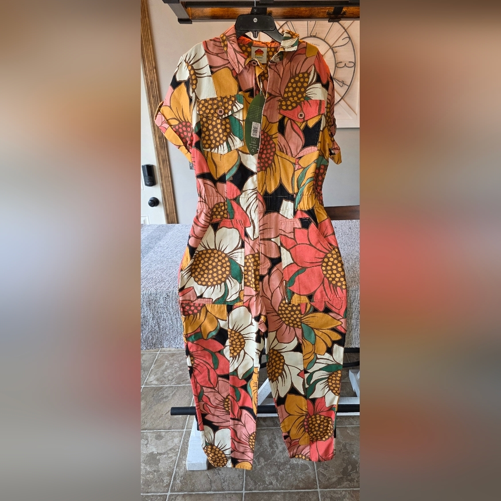 FARM Rio Multicolor Sunflower Jumpsuit